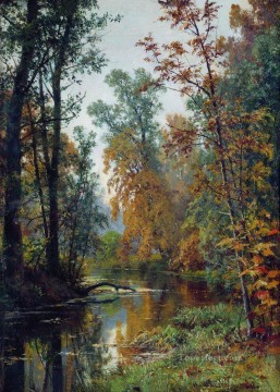 Iván Ivánovich Shishkin Painting - Parque paisajístico otoñal en Pavlovsk 1888 Ivan Ivanovich